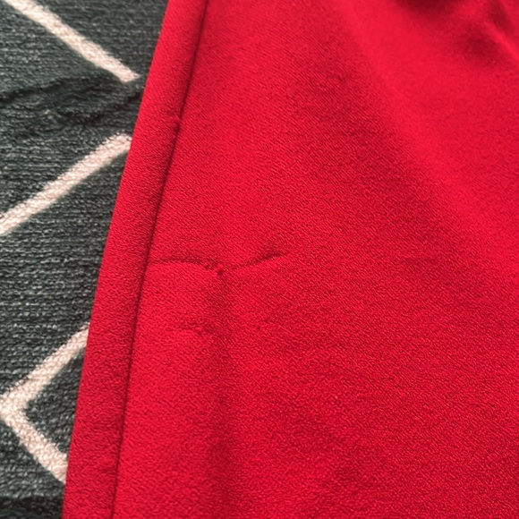 Windsor Kaia High Strapless High Slit Formal Red Dress 💕 - Picture 3 of 5